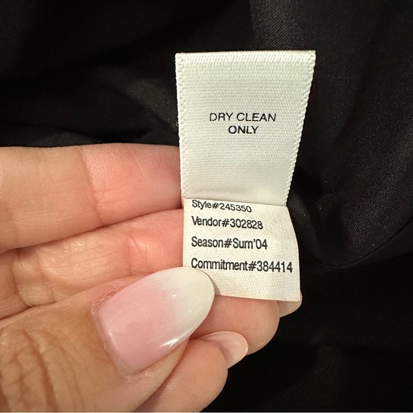 Banana Republic Y2K Retro Black Stretch Petite Cocktail Dress 6P - Picture 15 of 16